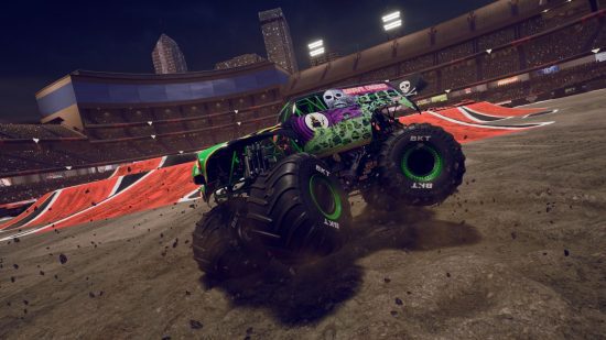 jogos de caminhão Monster Jam Steel titans 2 jogos de caminhão Monster Jam Steel titans 2: um caminhão monstro em uma arena