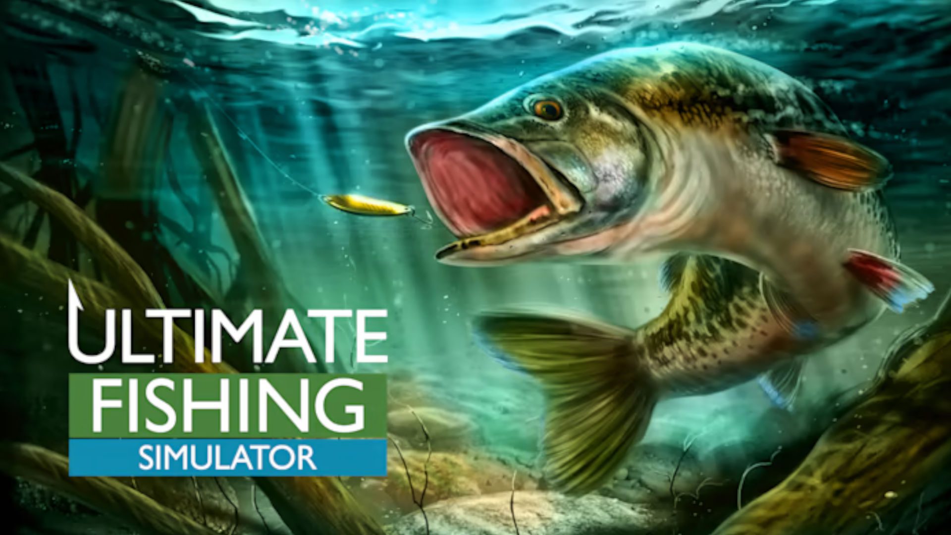 pesca-jogos-melhor-simulador-de-pesca Capa do Ultimate Fishing Simulator, um dos jogos de pesca mais realistas