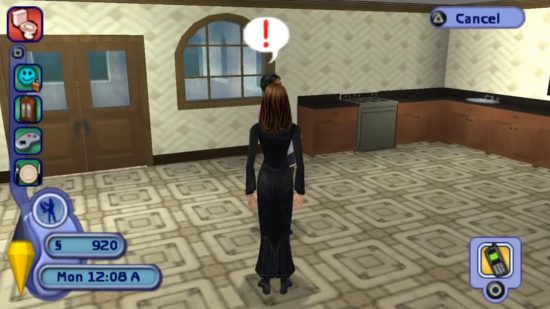 melhor-psp-Jogos-The-sims-2 Melhores jogos de PSP - uma mulher estava em uma sala vazia