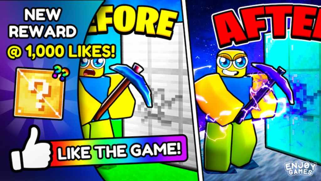 Códigos do Roblox Mine Wall Simulator em destaque