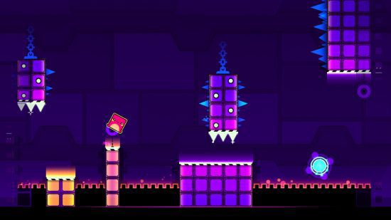 traço de geometria abaixo de zero 1 Geometry Dash SubZero: um nível roxo de Geometry Dash SubZero