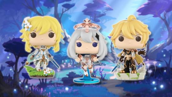 genshin-impacto-funko-pop Genshin Impact Funko Pops de Lumine, Paimon e Aether