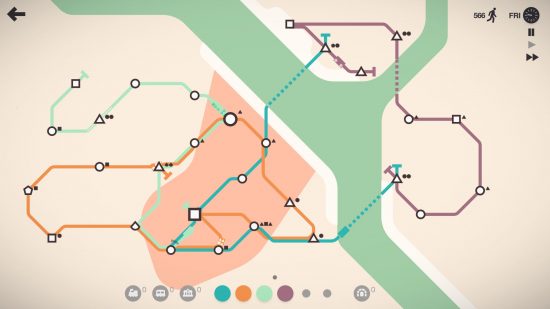 Avaliação do Mini Metrô da Mini Autoestradas Revisão do Mini Motorways Mini Metro: um mapa mínimo do metrô