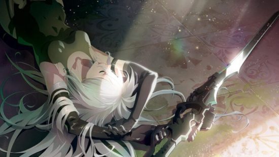 Nier Automata A2: Uma imagem promocional do Nier Automata's A2 da série de anime Nier Automata.