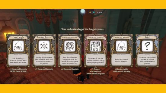 Talentos profundamente despertados Uma seleção de cartões de talento Deepwoken