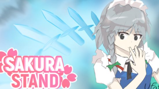 Sakura Stand codes - Uma garota com a mão na boca 