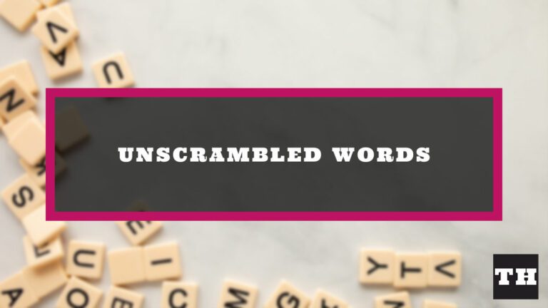 Featured Unscrambled Words Default