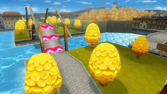 mario-kart-tracks (2) Faixas de Mario Kart: uma captura de tela de Mario Kart mostra a faixa conhecida como Praça Delfino