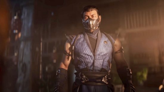 mortal-kombat-1-Pré-encomenda-1 Mortal Kombat 1 Pré-encomenda-Sub-Zero estava em um prédio com os braços ao seu lado