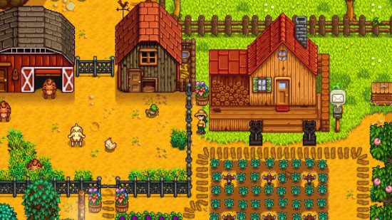 jogos de banheiro Stardew Valley jogos de toalete Vale Stardew: uma fazenda movimentada cheia de animais e plantas
