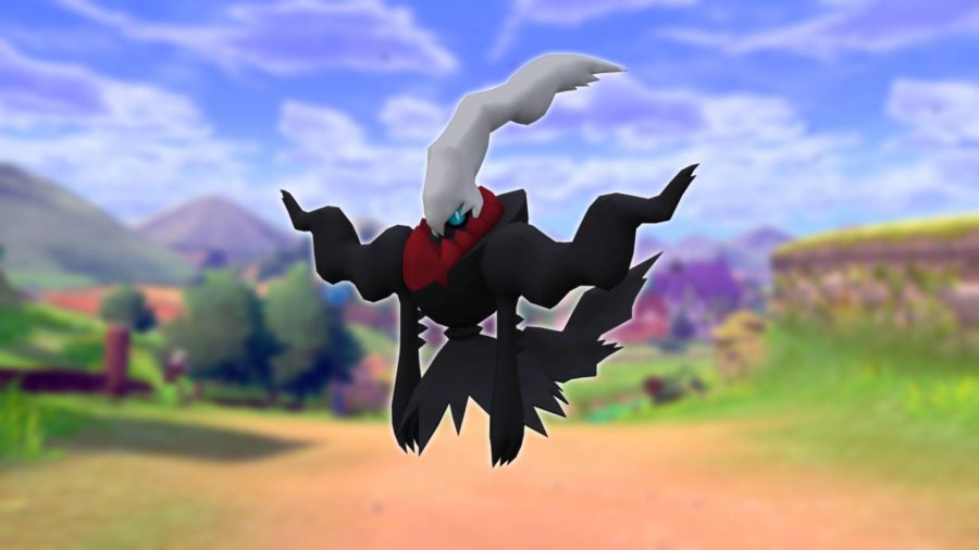 pokémon escuro (9) Dark Pokémon: O Pokémon Darkrai é visível