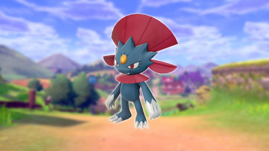 pokémon escuro (7) Dark Pokémon: O Pokémon Weavile é visível