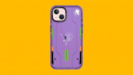 melhores-iphone-13-cases-casetify-nge Imagem personalizada de uma capa Casetify Neon Genesis Evangelion Eva Unit-01 para o melhor guia de capas para iPhone 13