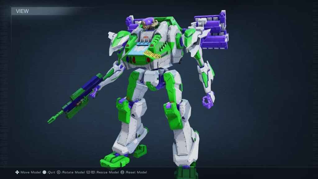 Melhor trabalho de pintura personalizada da comunidade Armored Core 6 buzz lightyear