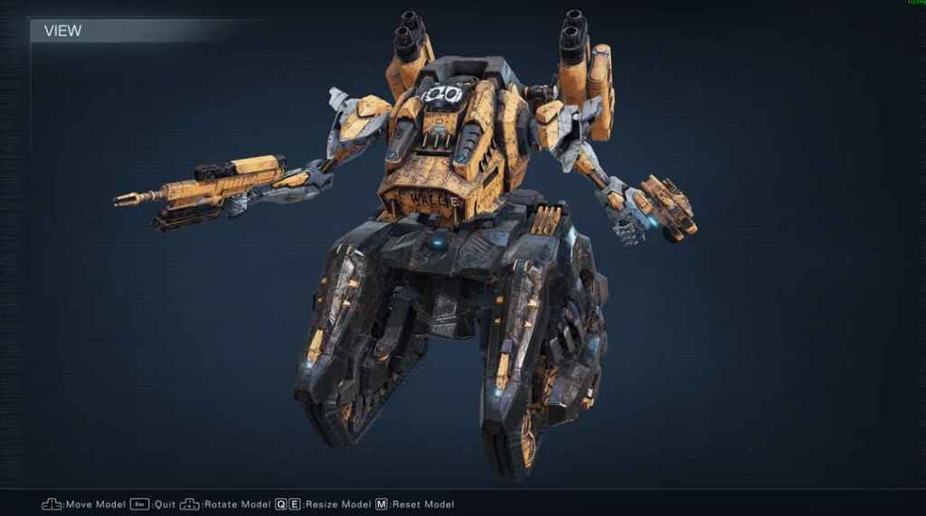 Melhor trabalho de pintura personalizada da comunidade Armored Core 6 wall-e
