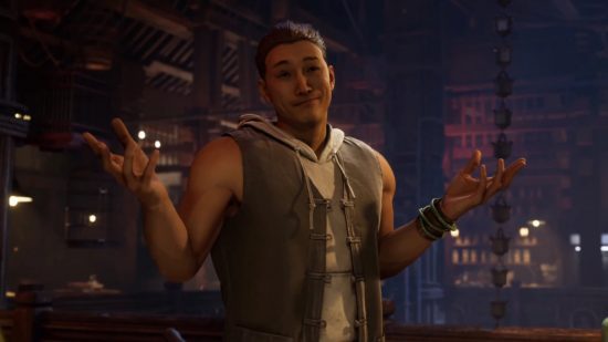 pré-visualização do mortal-kombat-1 Prévia de Mortal Kombat 1 - Kung Lao encolhendo os ombros