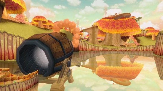 mario-kart-tracks (1) Faixas de Mario Kart: uma captura de tela de Mario Kart mostra a faixa conhecida como Maple Treeway