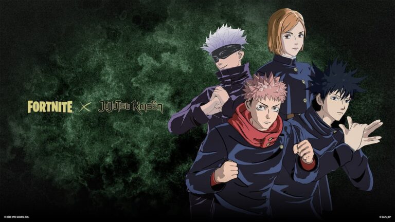 Fortnite X Jujutsu Kaisan key art