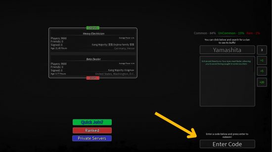 Códigos Fighters Era 2 Como resgatar códigos Fighters Era 2 no menu do jogo