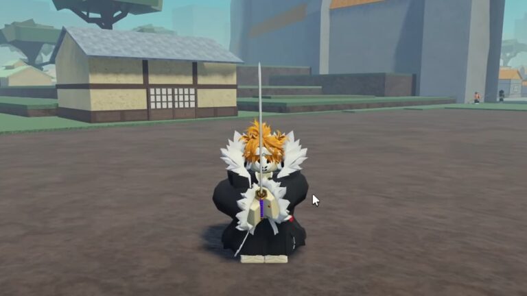 A screenshot of a character wearing the Vizard Mask in Peroxide