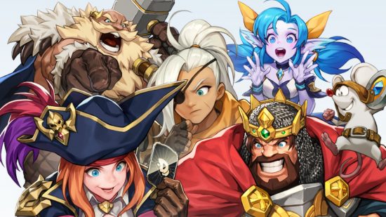 Defense Derby TIR list - arte chave mostrando os heróis