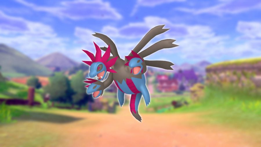 pokémon escuro (10) Dark Pokémon: O Pokémon Heidreigon é visível