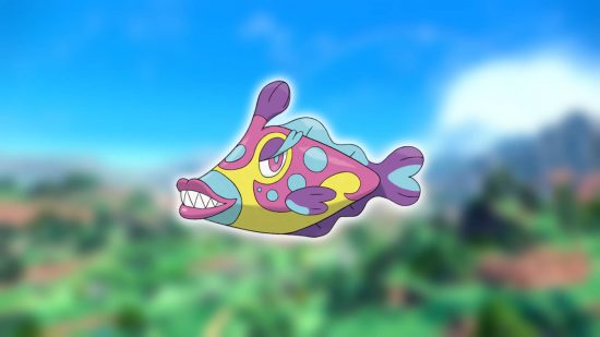 Pior Pokémon: o Pokémon Bruxish aparece contra um fundo desfocado