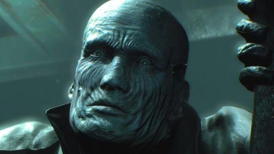 resident-evil-monsters-tyrant Resident Evil monster Tyrant - Mr X quebrando em um elevador