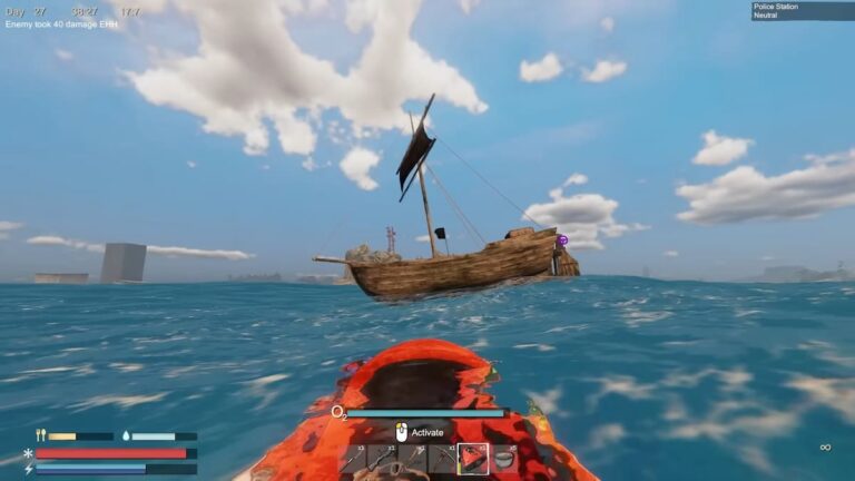 Sunkenland Sailboat