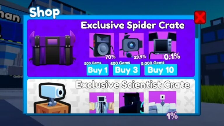 Toilet Tower Defense Spider Crates
