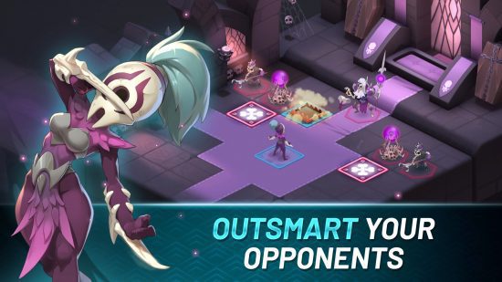 Antevisão de Waven – um necromante com uma luta em segundo plano