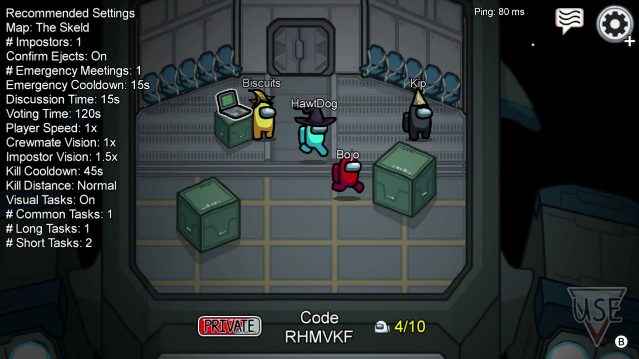 Sala inicial entre nós