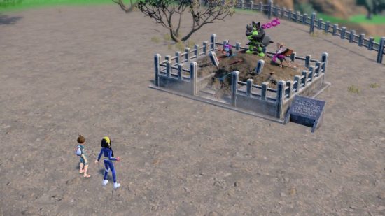 Revisão de Pokémon Scarlet e Violet The Teal Mask: dois treinadores estão na frente dos Loyal Three