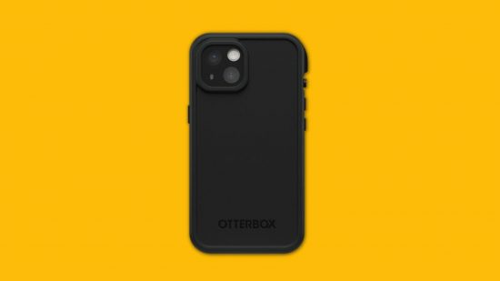 capa iphone 15 pro Otterbox A melhor capa pro para iphone 15 Otterbox: uma capa de telefone preta elegante com o logotipo Otterbox