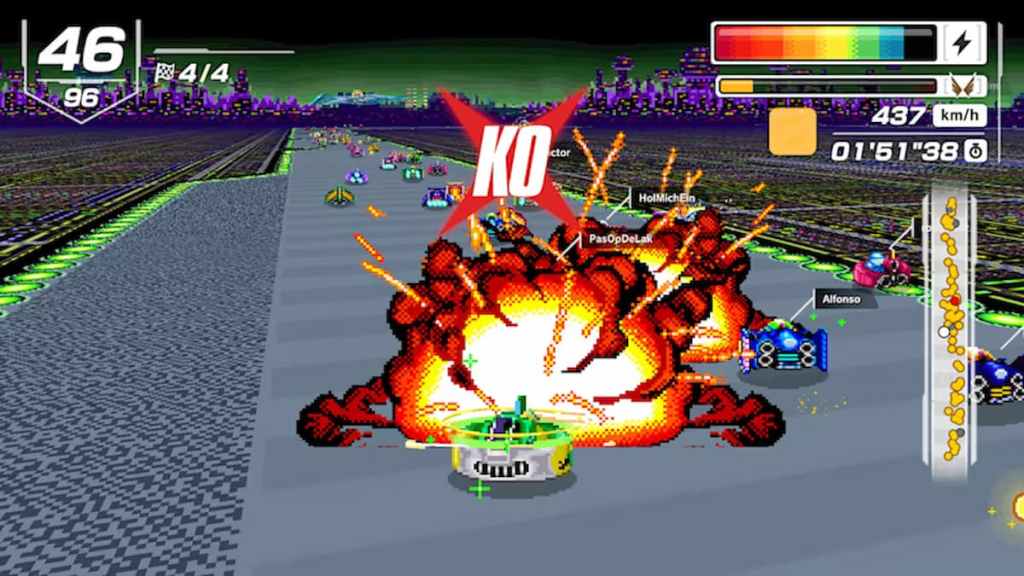 Como vencer em F Zero 99? Nocaute
