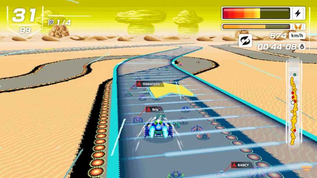 Como vencer em F Zero 99? passarela