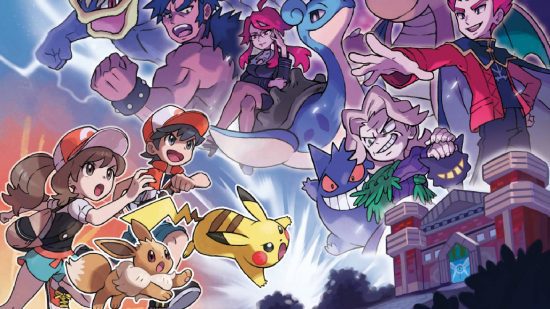 o que é Pokémon (1) O que é Pokémon: arte principal mostra vários personagens Pokémon e Pokémon