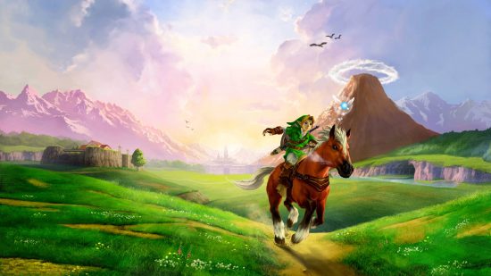 ocarina-of-time-switch (3) Ocarina of Time Switch: Link conduz Epona por Hyrule