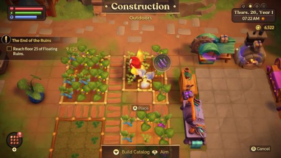 Revisão da Fae Farm: o modo de construção com terrenos agrícolas e máquinas