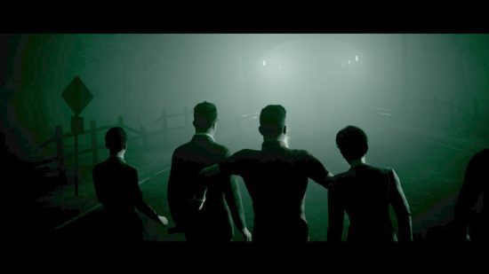 pequena esperança-switch-review-2 Revisão de Little Hope Switch – personagens olhando para a calada da noite