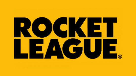 logotipo da Rocket League (2) O logotipo da Rocket League em um fundo amarelo manga. São apenas as palavras ‘Rocket League’ em uma fonte estilo Futura.