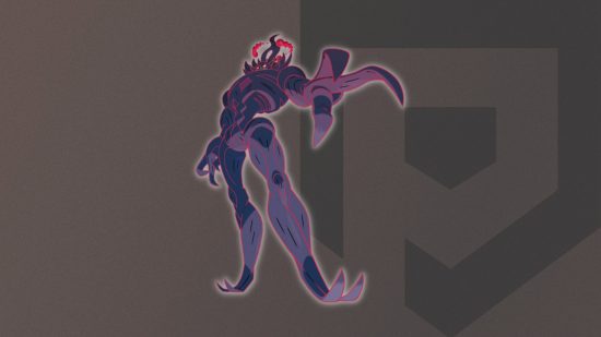 Pokémon Gigantamax Grimmsnarl A forma do Pokémon Gigantamax Grimmsnarl em um fundo temático do Pocket Tactics