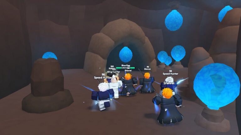 Blue Egg Location Anime Champions Simulator Inside Of Nest