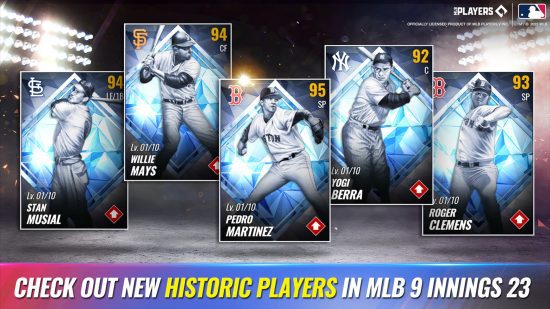 Entrevista MLB 9 Innings – cartas de jogadores históricos