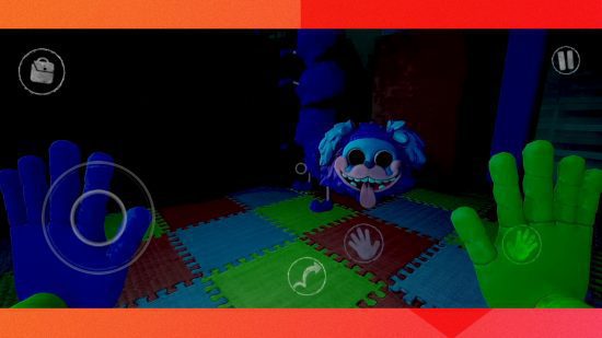 poppy-playtime-capítulo-2-revisão-1 Poppy Playtime Capítulo 2 – uma captura de tela de PJ Pug-a-Pillar se aproximando do jogador