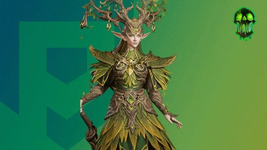 Lista de níveis Dragonheir Silent Gods: Jatjalea colada em um fundo PT verde com um logotipo de veneno no canto superior direito