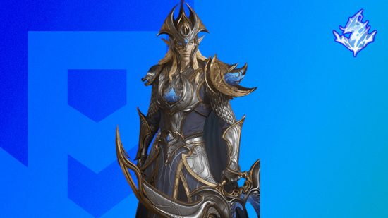 Lista de níveis Dragonheir Silent Gods: Tharivol colado em um fundo PT azul escuro com um símbolo de relâmpago no canto superior direito