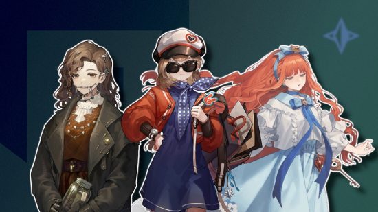 estrela reversa de personagens de 1999 Reverso: caracteres de 1999: um gráfico mostrando Regulus, Tooth Fairy e Baby Blue em um fundo azul escuro com o símbolo da estrela no canto superior direito