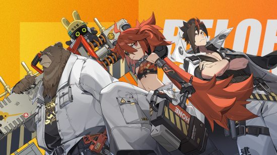 zona zenless zero caracteres belobog 0 Personagens Zenless Zone Zero - os membros das Indústrias Belobog contra um fundo amarelo