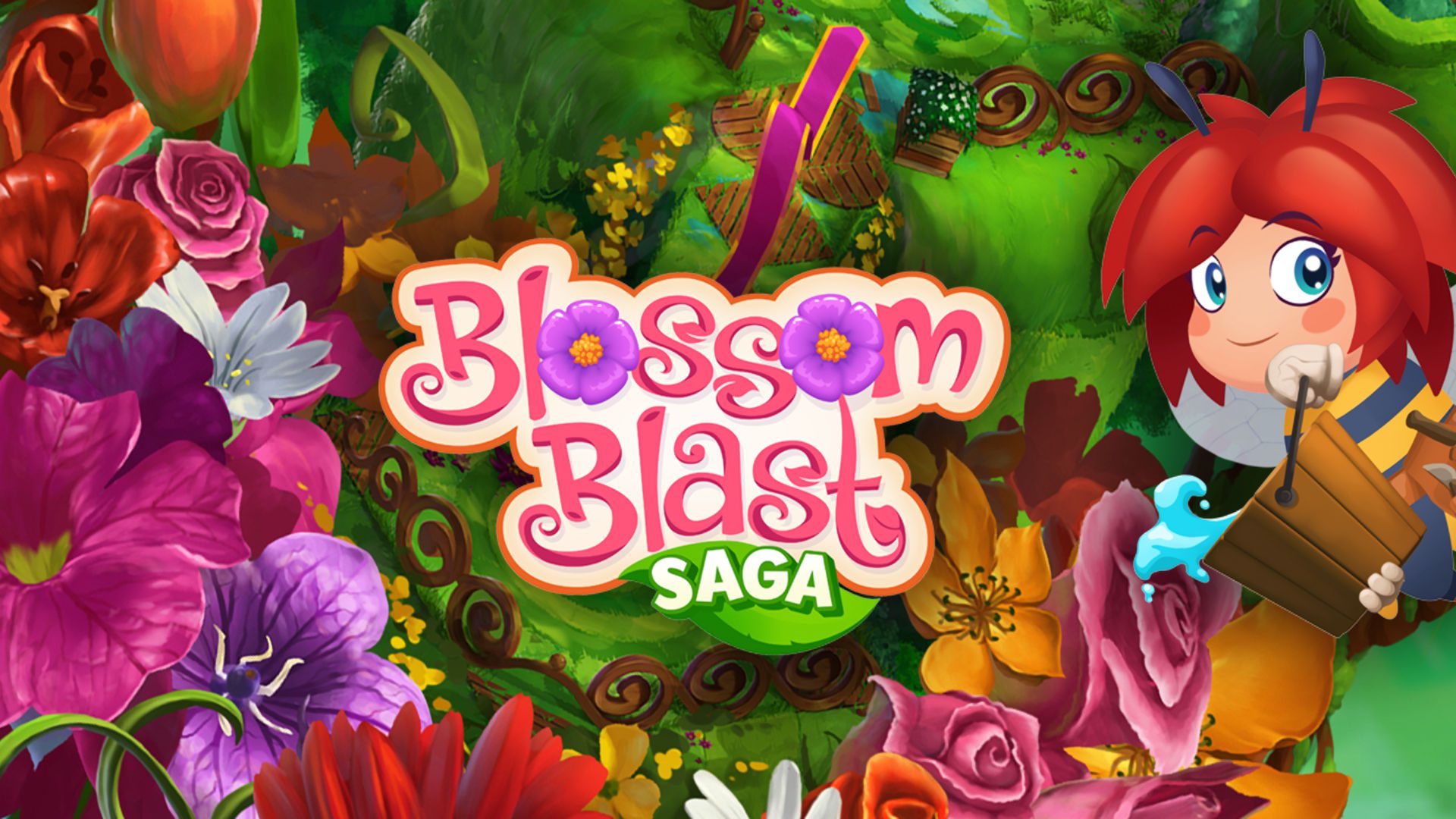 Jogos Candy Crush Blossom Blast Saga Imagem promocional de Blossom Blast Saga de King